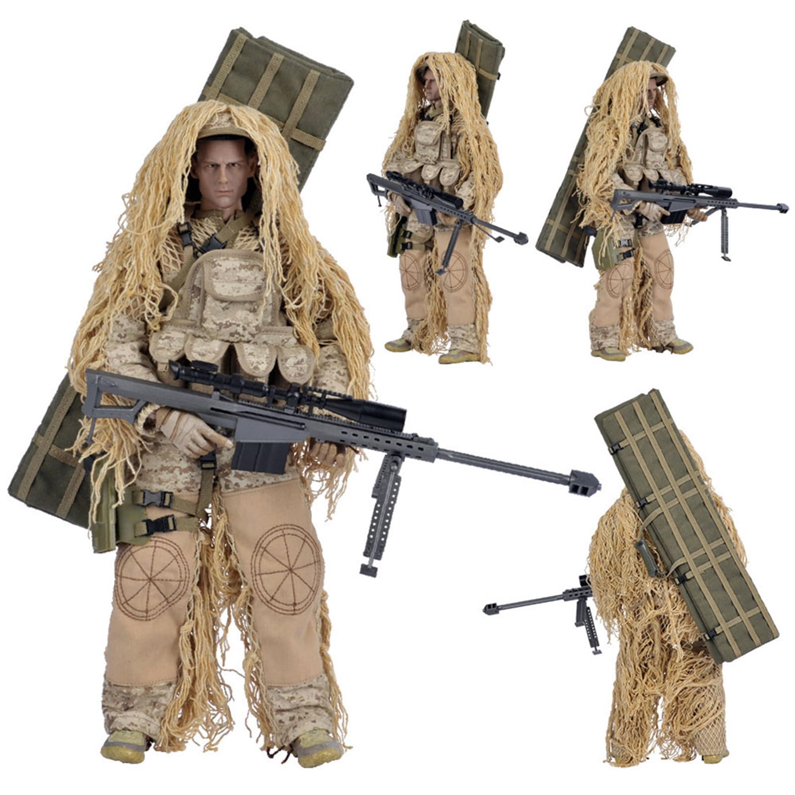 Scakbyer 12 Inch Action Figures Military Set, 1/6 Scale Action